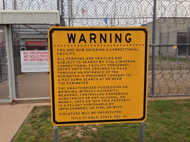 Cimarron Correctional Facility in Cushing, Oklahoma